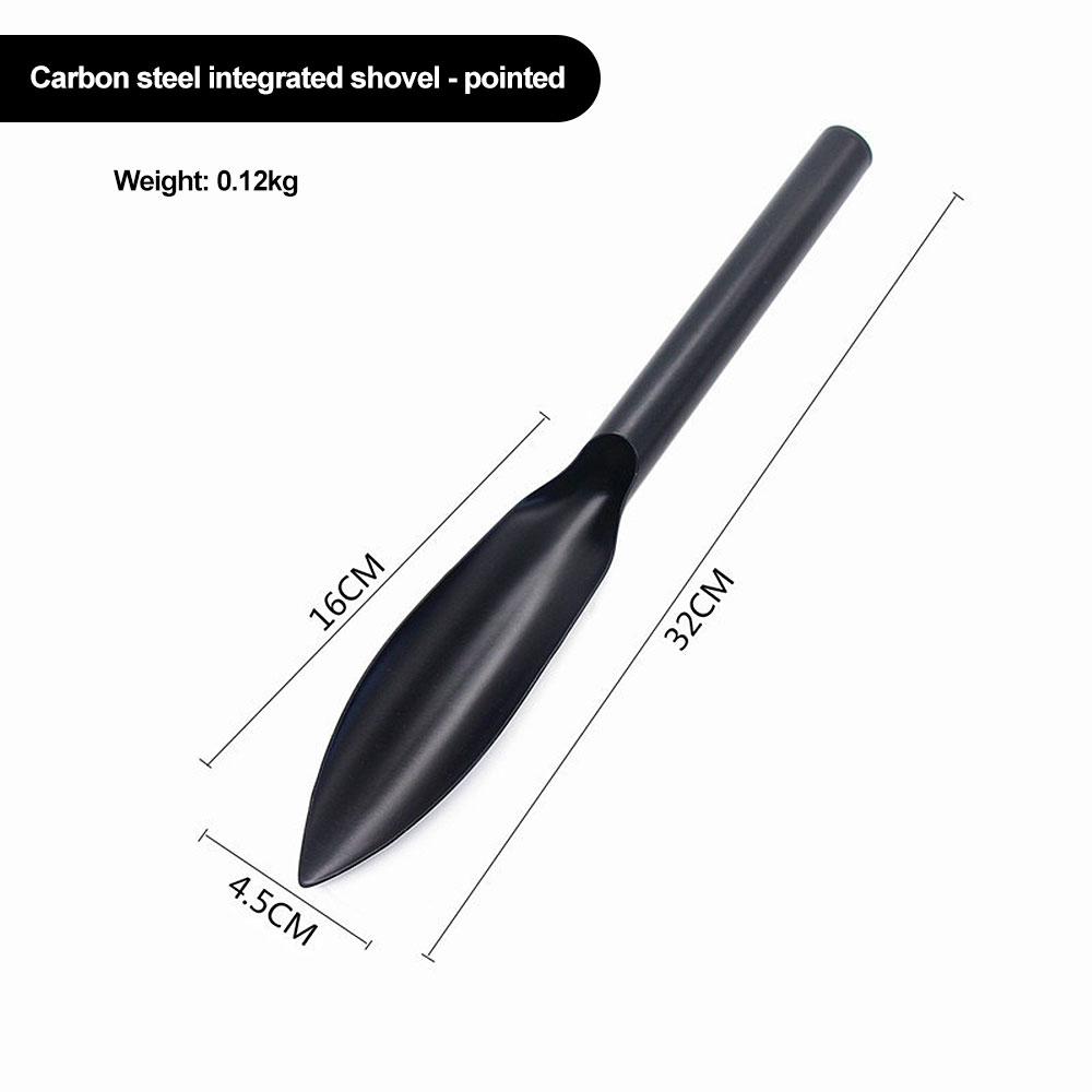 Лопата из нержавеющей стали, цельная, нескользящая, небольшая, лопата для копания, садоводства, посадки, сбора урожая, отдыха на море