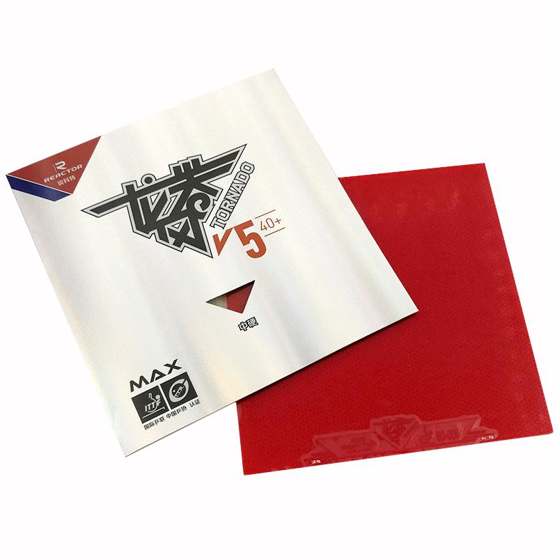 Реактор ТОРНАДО V5 40+ (Липкая петля справа) Резиновая губка для пинг-понга для настольного тенниса с одобрением ITTF