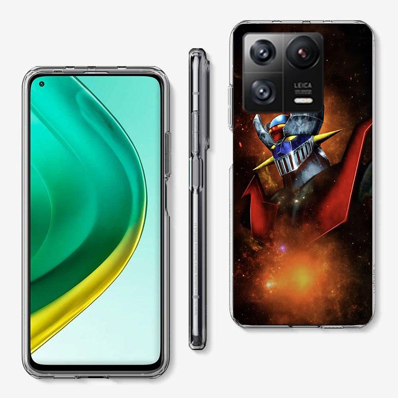 G-Goldorak UFO Робот Чехол для Телефона Для Xiaomi Poco F7 Ultra X7 X6 M8 M7 M6 M4 M3 Pro X4 Mi 15 15T 14 14T 12T 12S 10T Pro 12 11 Lite