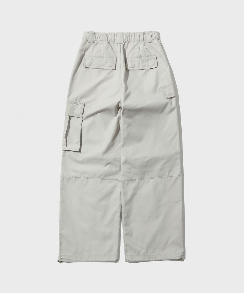 INTEMPOMOOD Fw Combat Pocket Cargo Pants_Light Grey