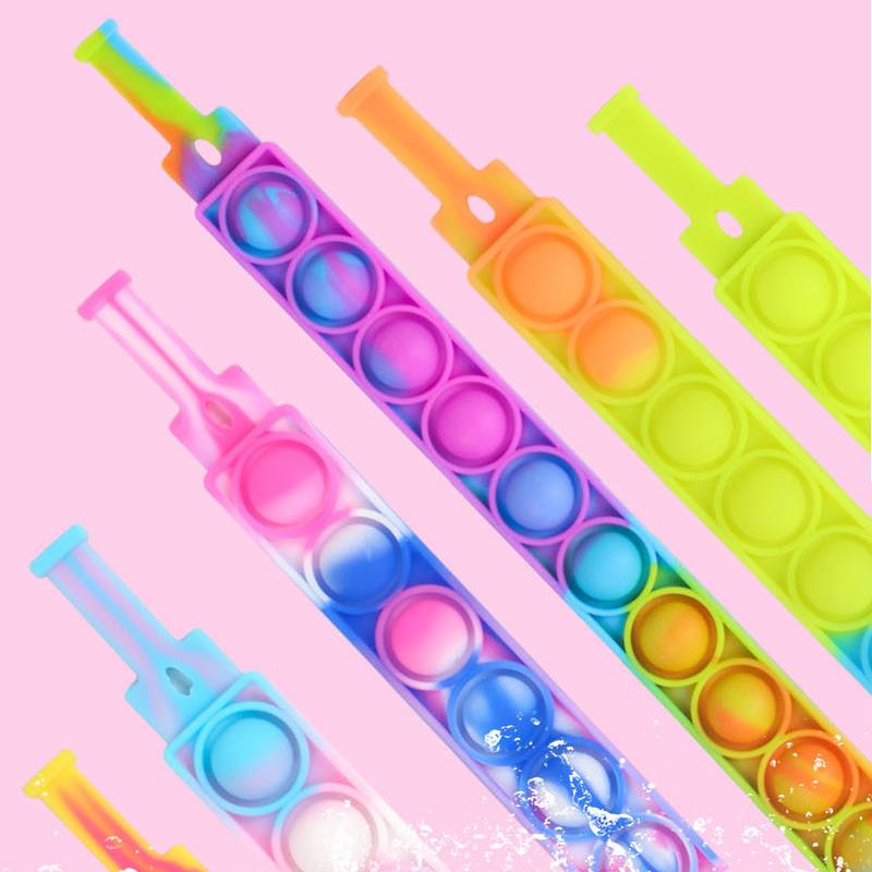 Модная игрушка для снятия стресса для детей, сенсорный подарок, новые игрушки Popite, браслет Push Bubble для взрослых, горячая ямочка