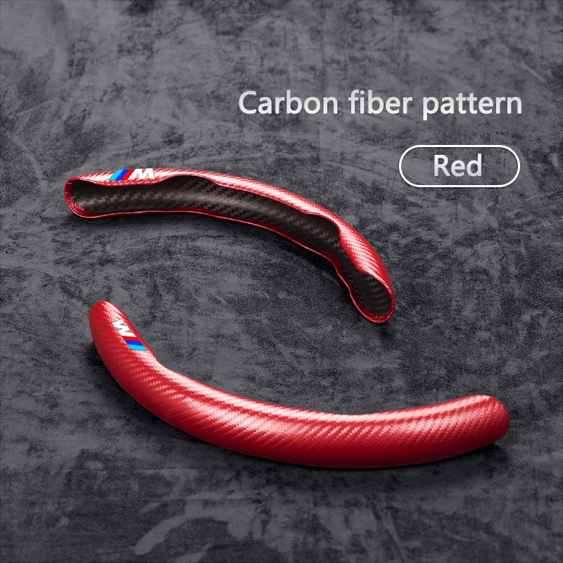 Carbon Fiber Car Steering Wheel Cover Non-slip Cover Auto Steering Wheel Handle Booster Protective Cover For BMW M F20 E83 E90