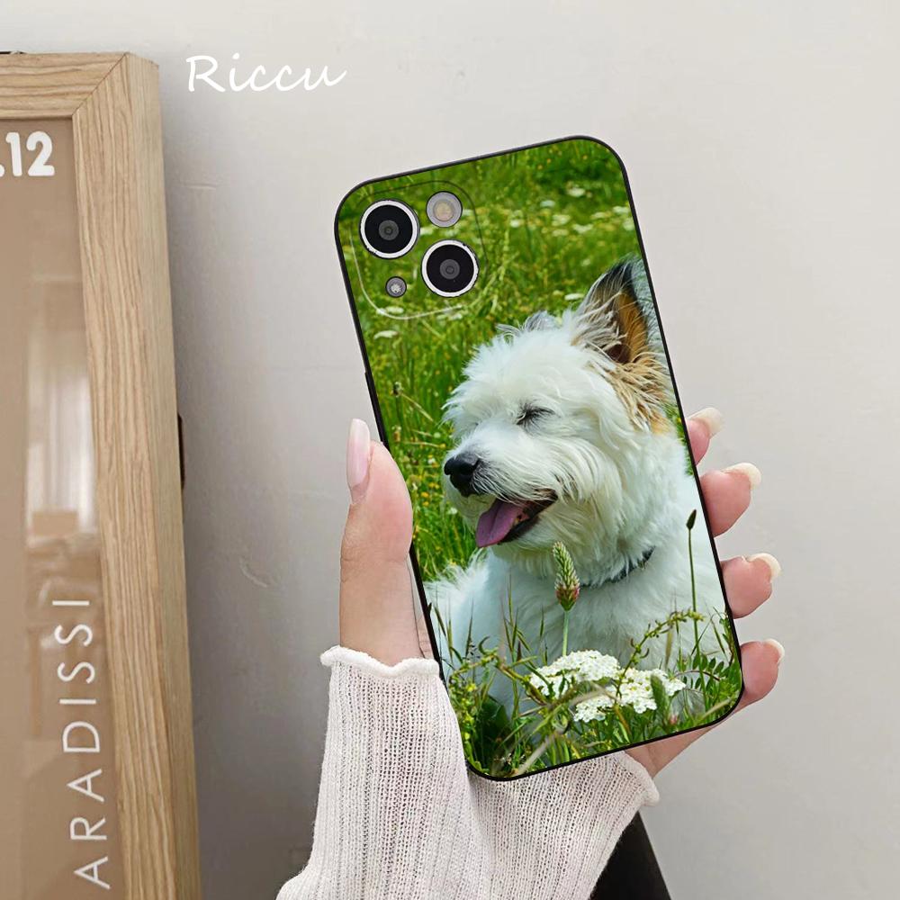 West Highland Terrier Westie Phone Case for Iphone 14 11 12 Pro 8 7 14 Plus X Pro MAX 13 MINI XR XS SE 2020 Soft Phone Covers