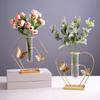 Plant Flower Pot Wedding Decoration Vases Metal Hydroponic Vase Ornaments