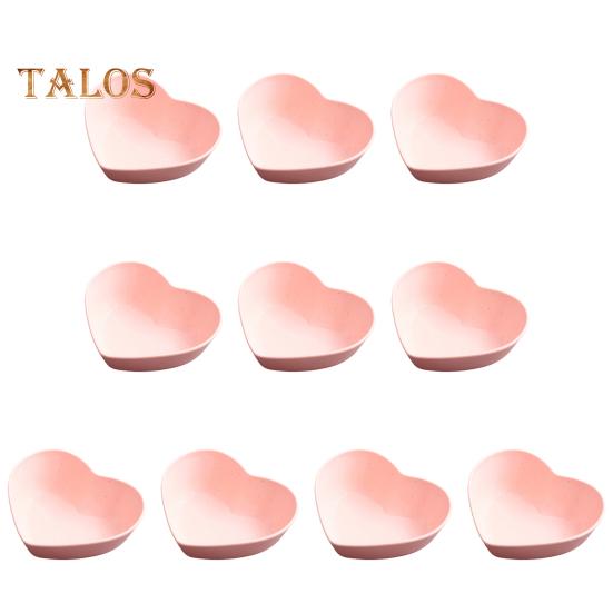 10 шт., блюдо для соуса, пищевая контактная форма, экологически чистая модная портативная форма листа, блюдо для соуса, посуда, инструмент для ресторана