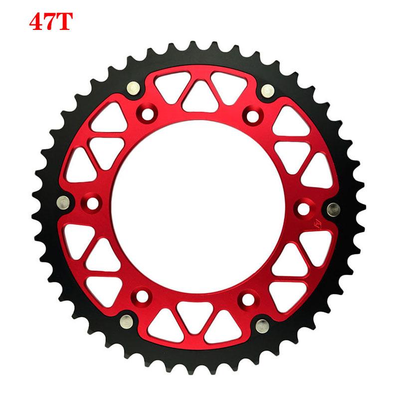 Motorcycle 45T - 52T Rear Sprocket For HONDA CRF450R CR500R XR400R XR250R XR650R CREF450X CRE250R CRE125R CRE F 250 R CRE450R