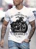 Летняя повседневная мужская футболка с принтом ретро мотоцикла "Я не старый, я классика", с коротким рукавом и круглым вырезом, подарок на День отца г