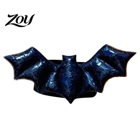 Holiday Showcase Hanging Props Halloween Bat Curtain Tieback, Glossy Window Drapes Holder, Gothic Tiebacks Drapery Holdback for Home Theme Party