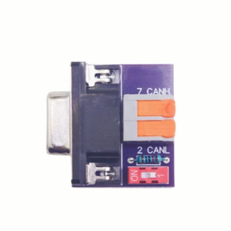 Адаптер CAN-шины USB к резисторам 120 Ом, встроенный, материал ABS PC для промышленного использования