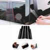 Carbon Fiber Car Window B-Pillar Trim Sticker For BMW F30 E46 E90 G20 318i 325i 320i 328i Door Pillars Wrap Film