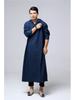 Ma Fan Zen Long Hooded Casual Cotton Linen Men's Robe