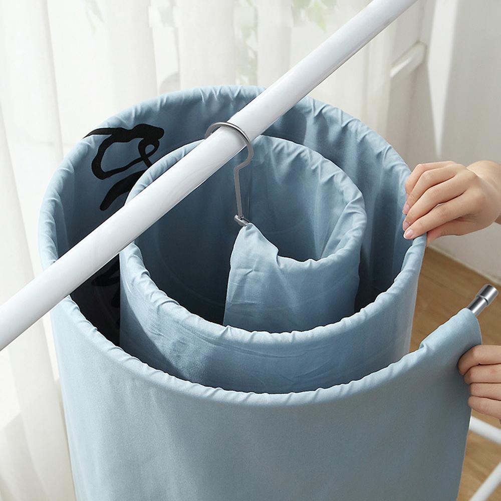 Масштабируемая круглая вращающаяся спиральная вешалка Многофункциональная вешалка Чехол для стежки Для сушки простыней
