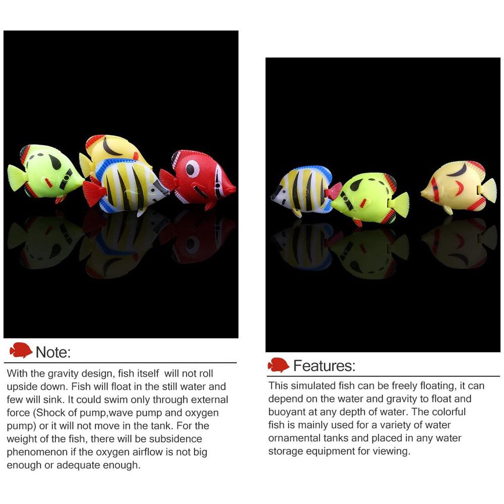 Moving Landscape Simulation Vivid Fish Tank Decoration Artificial Fish Fake Fish Aquarium Ornament