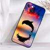 Animal Dolphin Phone Case For iPhone 16 15 14 12 11 13 Pro Max 7 8 Plus X XR XS Max 13 12 Mini Cover
