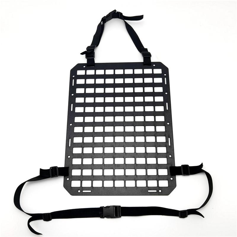 Vehicle Seat Back Organizer Tactical Molle Panel for Modular Storage ABS Plastic Car Interior Accessories