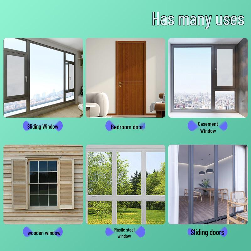 Black Soft Sponge Sealing Strip for Soundproof, Windproof, Shockproof Glass and Sliding Doors or Windows