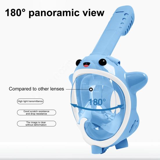 Детская маска для снорклинга, защита для лица, защита для сноркелинга, противотуманные линзы высокой четкости, снаряжение для дайвинга и подводного плавания с функцией распыления воды для детей