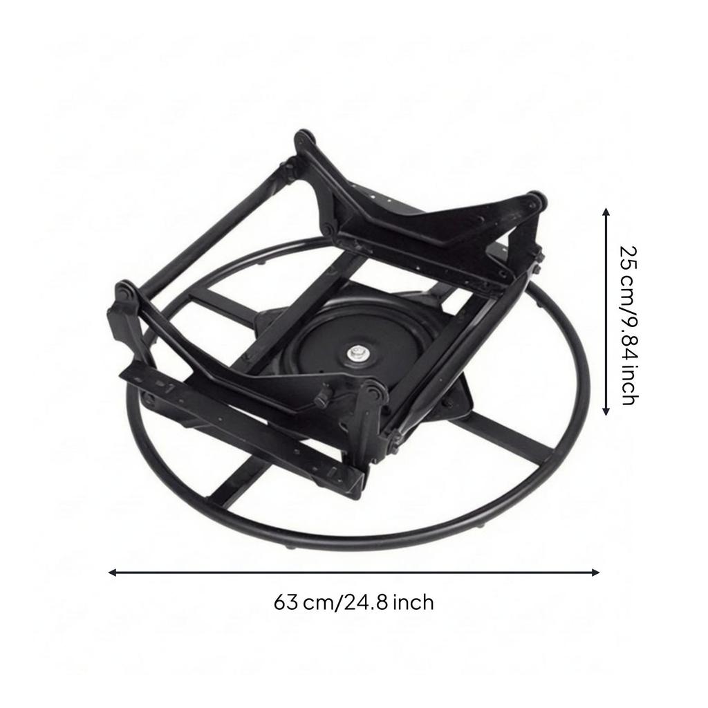 Sofa Swivel Circular Base Smooth Bottom Mechanism Stable for Living Room, DIYers