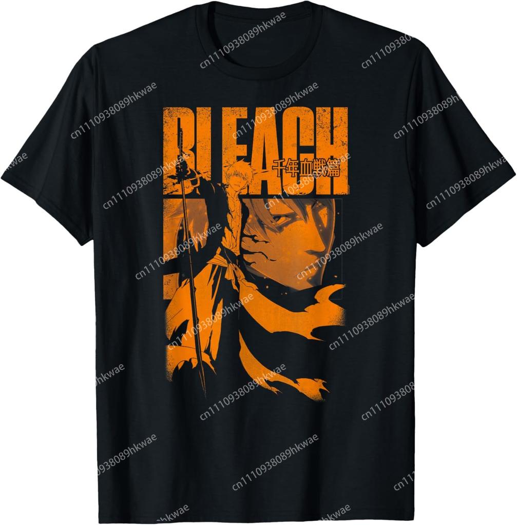 Bleach Thousandyear Blood War Orange Ichigo Pose Anime Fashion Casual Funny Tshirt S6xl Summer