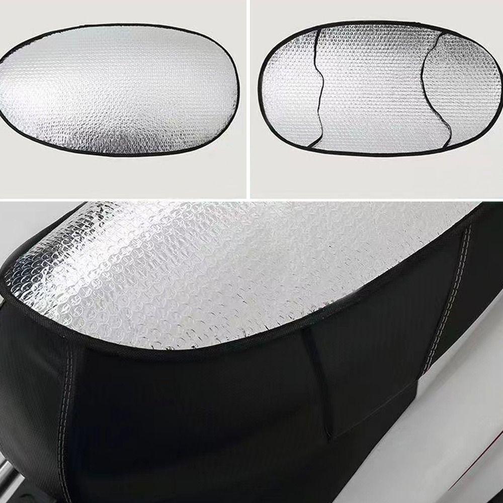 Waterproof Electric Bicycle Cushion Aluminum Foil Sunscreen Scooter Pad  for Summer