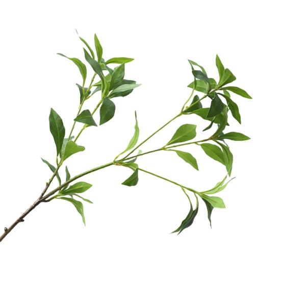 Long Lasting Fake Green Leaves No Watering Beautiful Artificial Pieris Japonica Branch Decor