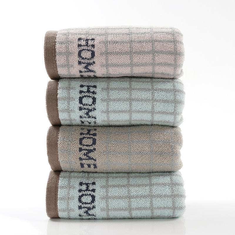 Полосатое хлопковое полотенце с монограммой, узор пони, мультяшное впитывающее цветное тканое полотенце для ванной комнаты