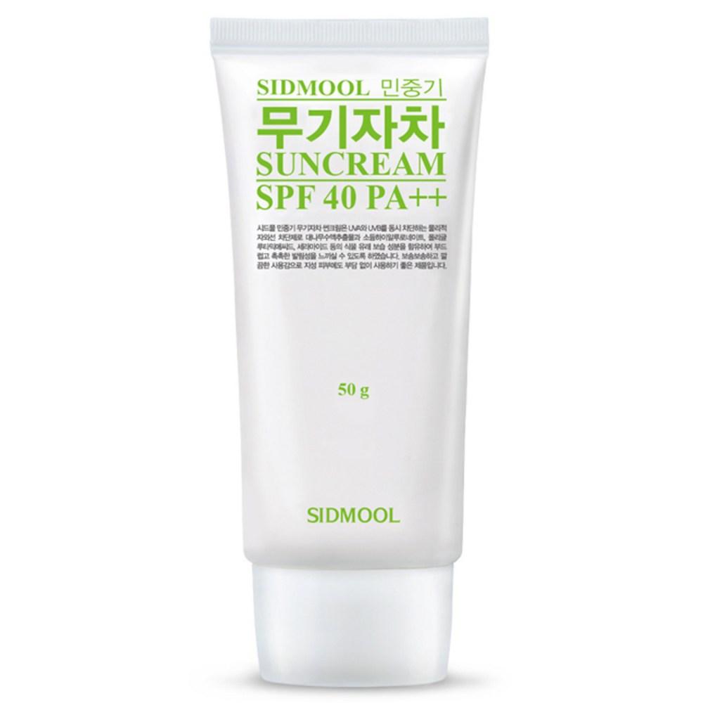 Sidmul Minjoonggi Mugijacha Sun Cream SPF 40 PA++, 1 Unit, 50g