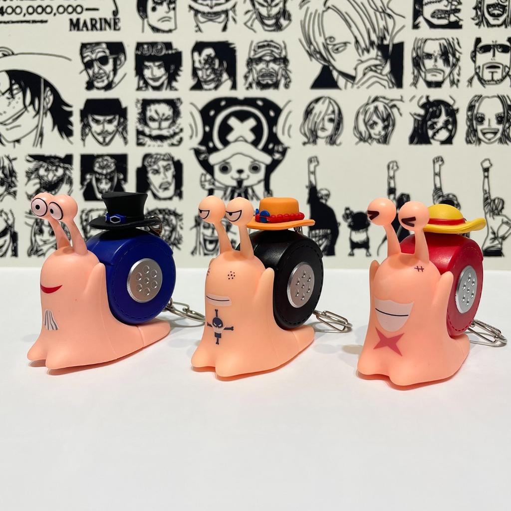 One Piece Ден Ден Муши, Аниме Модель Телефона-Улитки, Фигурка Действия Луффи, Игрушка для Записи Звука, Коллекция Хобби, Новая
