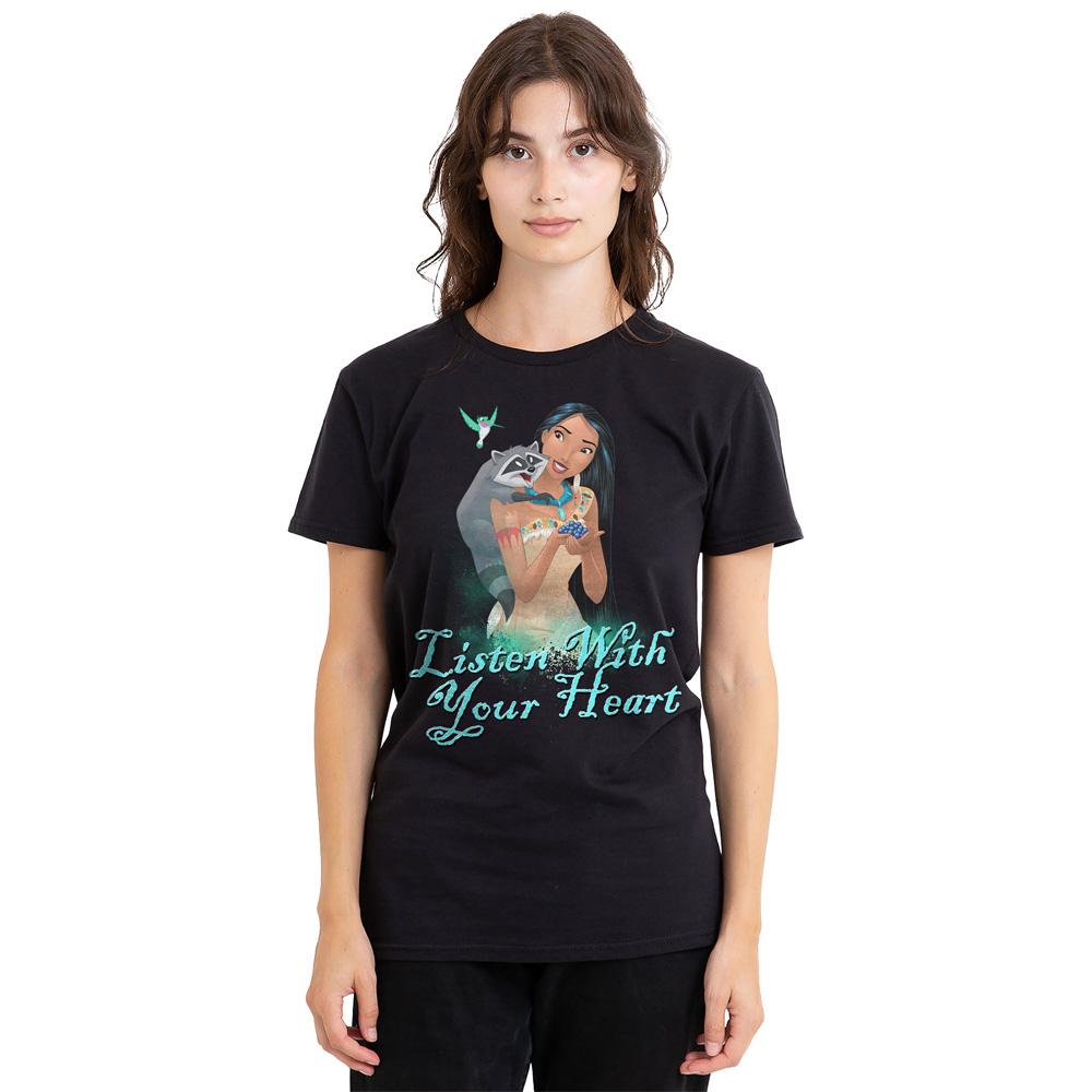 Pocahontas Unisex Adult Listen With Your Heart T-Shirt