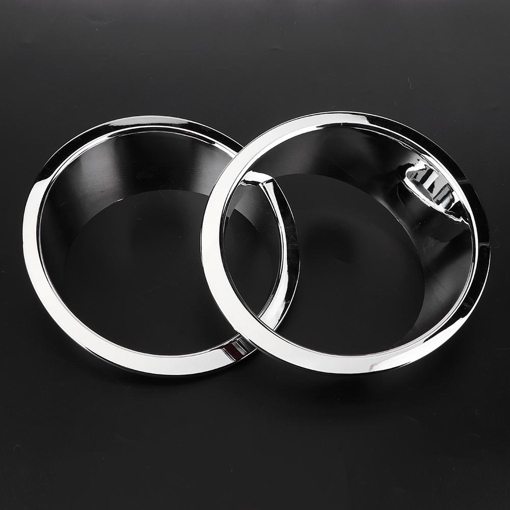 1 пара Накладки на фары переднего света автомобиля Подходят для Jeep Wrangler 20072017Яркий цвет