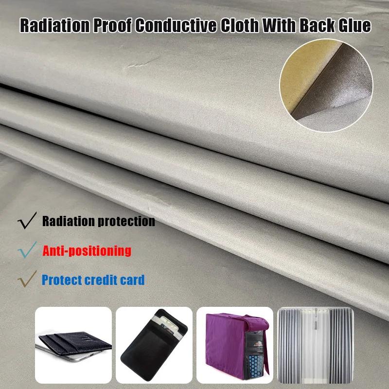 Лента Faraday EMF Reducing Fabric для стен/земли, блокирующая WIFI Singal EMI/RFID, антирадиационная клейкая проводящая ткань