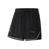 Basketball Series Casual Minimalist Color Block Straight Leg Lace-Up Sports Shorts Men Shorts Black AAPV065-1