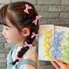 Hairpin Plaid Female Hair Accessories Korean Style Headwear Children's Hair Clip Bowknot Hairpin