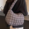 Korean Version of Cloud Pleated Bag Women's 2025 Autumn and Winter New Fashionable Large-capacity Bubble Cloud Bag Casual Shoulder Bag