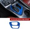 Console Gear Shift Decor Panel Trim Cover Bezel For Dodge Challenger 2015+ Blue