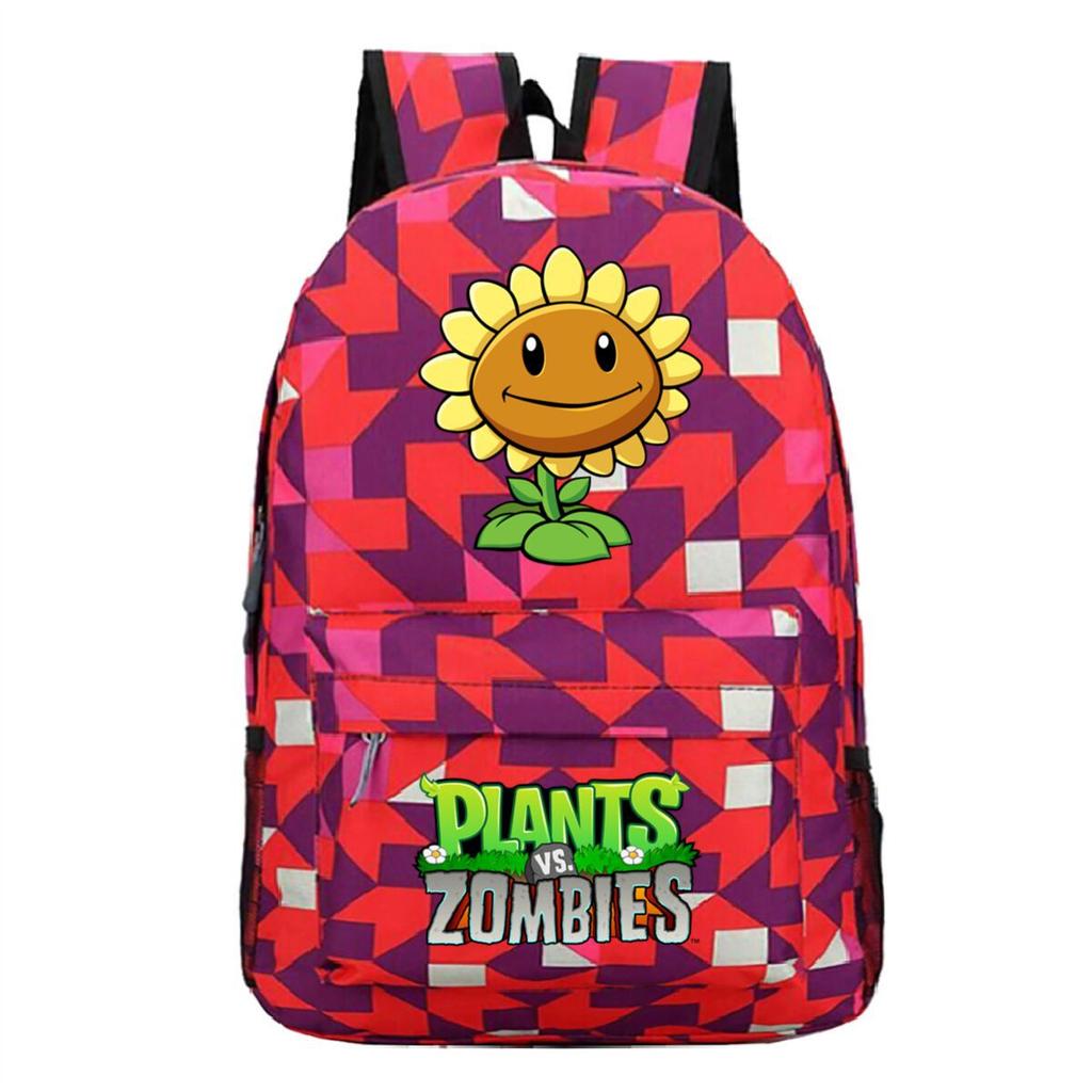Game Merchandise Plants Vs. Zombies School Bag Casual Simple Backpack