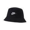 Nike Хлопковая шляпа от солнца с вышитым логотипом и широкими полями, повседневная, винтажная, для уличных танцев, рыбацкая шляпа, унисекс, черная DC3967-010
