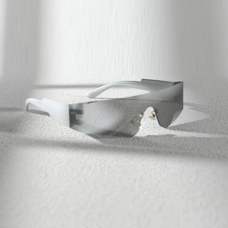 1 пара женских модных очков с антибликовым покрытием, подходящих для музыкальных фестивалей, вечеринок и повседневного использования