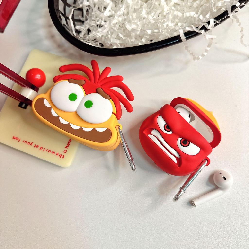 Совместимый защитный чехол Inside Out SE3 для Huawei Freebuds 5i/6i с корпусом для наушников 4/4e и клипсой 6 Jiao Jiao