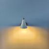 Ivory Cone Shade Handmade Brass Wall Sconce – Minimalist Wall Light