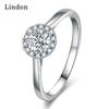 Классическое кольцо Lindon из медного сплава с цирконием, женские ювелирные изделия, свадебный подарок для вечеринки