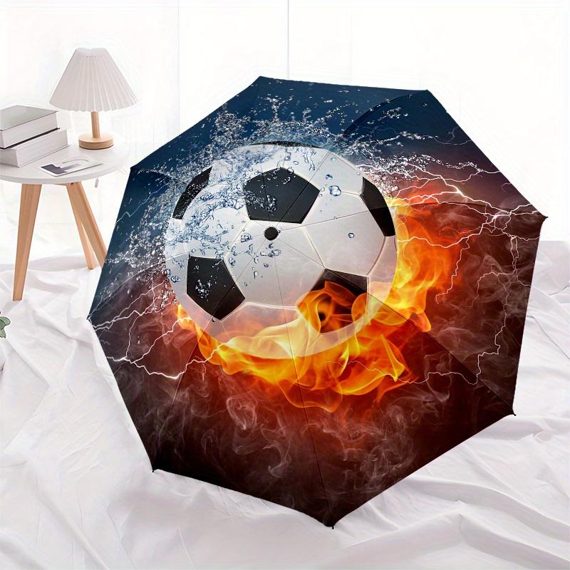 Fire & Ice Soccer Ball: The Ultimate Sports Accessory! Umbrella Day Gift Y283