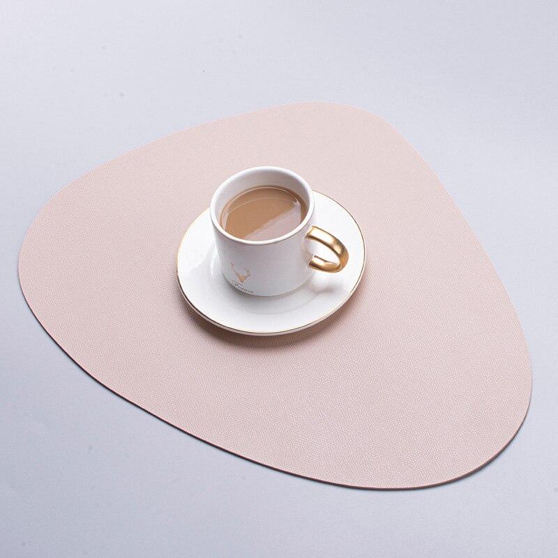 2/6 шт., коврик из искусственной кожи, салфетки для стола, водонепроницаемая нескользящая салфетка для посуды, посуда, кухонные аксессуары