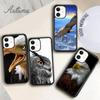 Чехол для телефона Mantin Bird Eagle hawk для iPhone 11 12 13 14 Pro Max mini X XR XS SE 2020 5 6S 7 8 Plus Samsung Galaxy S21 S22