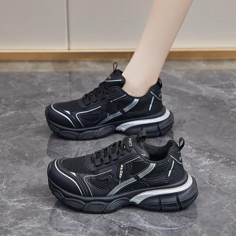 Женские кроссовки, дышащие туфли на плоской подошве для женщин, кроссовки для бега, летние новые повседневные кроссовки для тенниса, женские кроссовки на толстой подошве