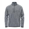 Mens Avalante Heather Quarter Zip Fleece Top