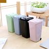 1 Pc Creative Plastic Mini Desktop Flip Trash Can Desktop Mini Dustbin