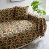 Exquisite multifunctional sofa towel cover towel American country jacquard sunflower thick retro factory direct supply