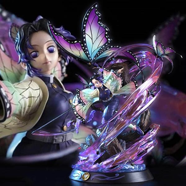 Demon Slayer Kochou Shinobu Аниме Фигурка Игрушки 36 см ПВХ Фигурки Игрушки Kochou Shinobu Коллекция Модель Кукла Подарок