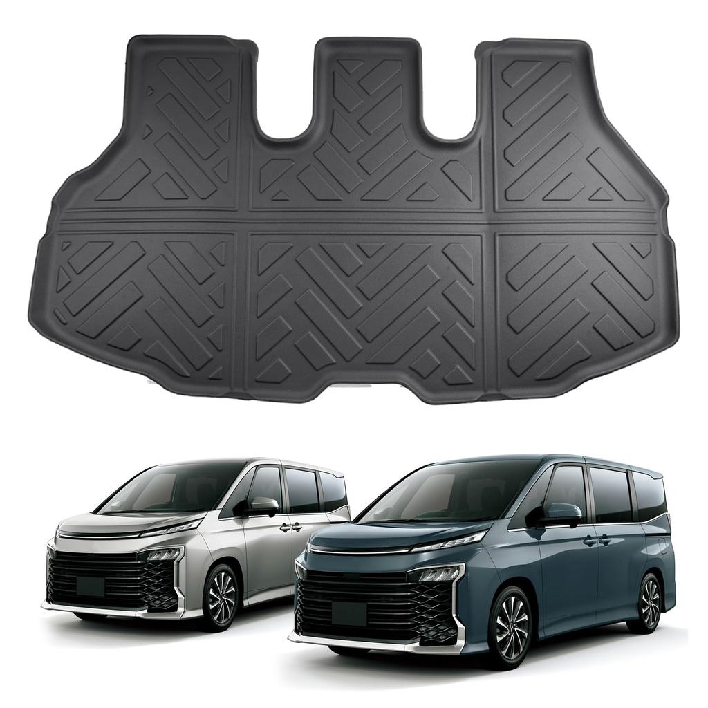 CDEFG Luggage Mat for 2022 Toyota 95 3D TPO Cargo Floor Trunk and Cargo Area Mat for Drive and Weather Noah/Voxy (90 Series, Series) - Waterproof,
